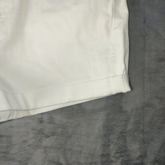 J Crew Womens White Denim Cuffed Jean Shorts Size 29 Summer Casual‎ Classic Boho - Picture 8 of 10